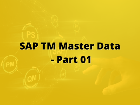 SAP TM Master Data Part 1