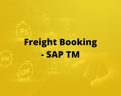 SAP TM – Freight Booking